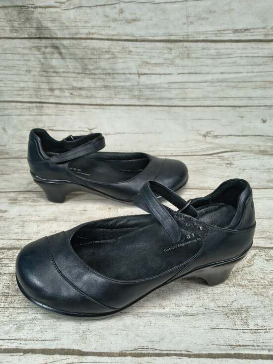 Aravon Shoes - Aravon Black Leather Comfort Mary Jane Shoes Women’s Size 8 EE Extra Wide